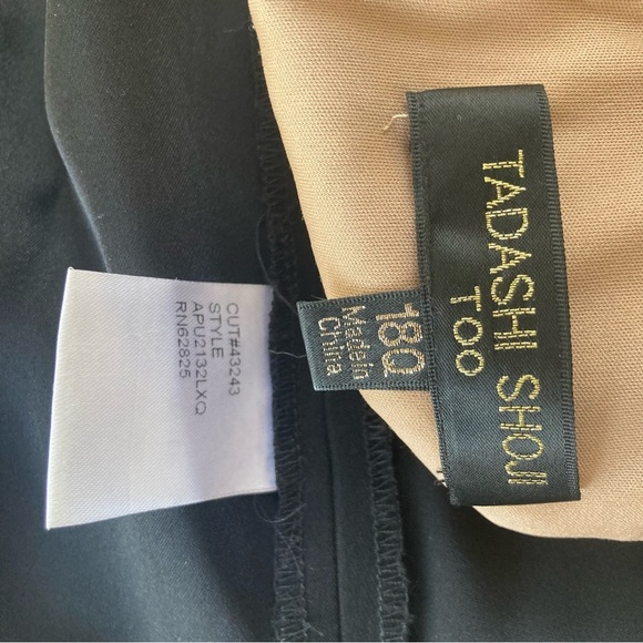 Tadashi Shoji PARULA GOWN Sheer Sequin Maxi Dress APU2132LX-BK/ND 18Q - Picture 11 of 16